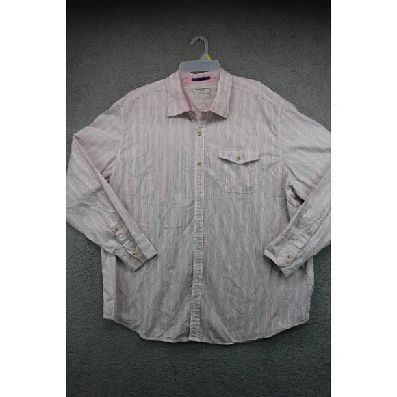Tommy Bahama Men's Island Crafted-Island Modern Fit Shirt-XXL-100% Cotton - Picture 1 of 9